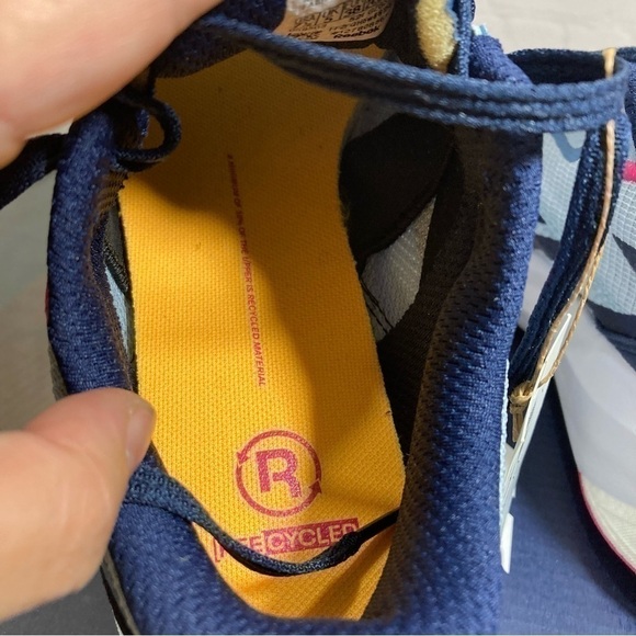 REEBOK FLOATRIDE ENERGY running/daily wear sneakers 7.5 blue & pink trim Bnib - Picture 8 of 9